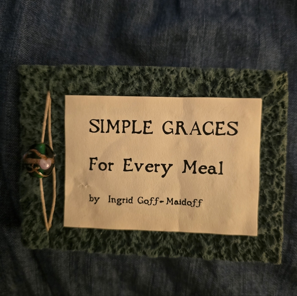 Simple Graces Booklet From Martha's Vineyard